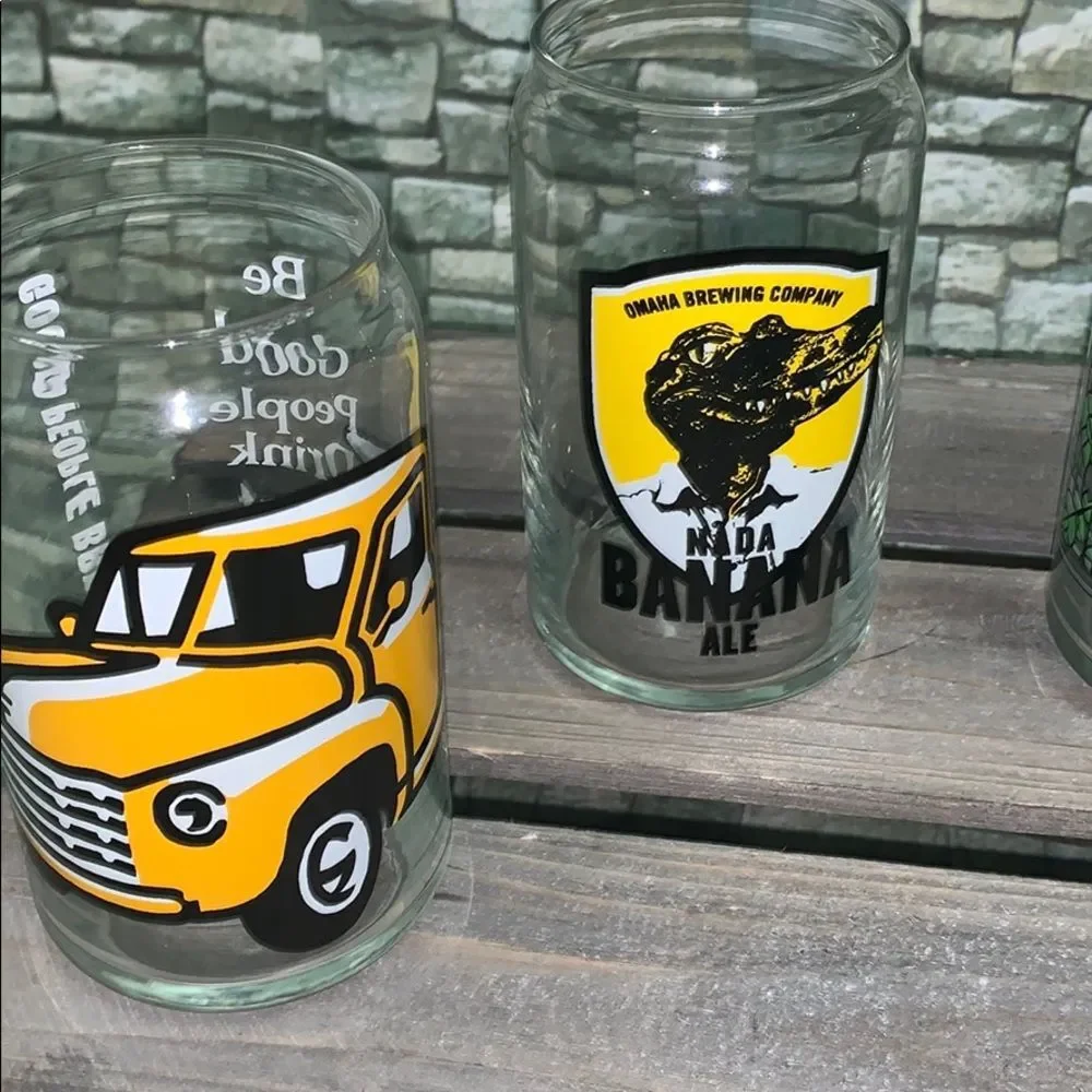 Beer glass bundle set of 4 glasses